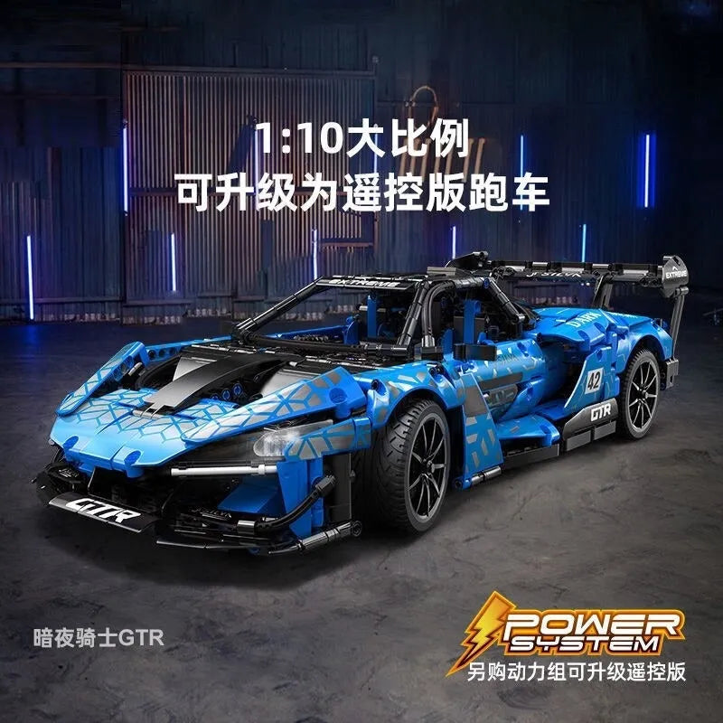 Cada MOC Building Block Set: RC Motorized McLaren Senna GTR Racing Car, Model C63003PF