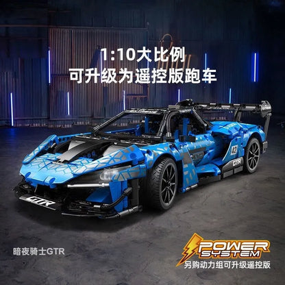 Cada MOC Building Block Set: RC Motorized McLaren Senna GTR Racing Car, Model C63003PF