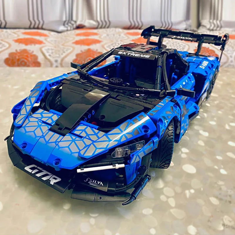 Cada MOC Building Block Set: RC Motorized McLaren Senna GTR Racing Car, Model C63003PF