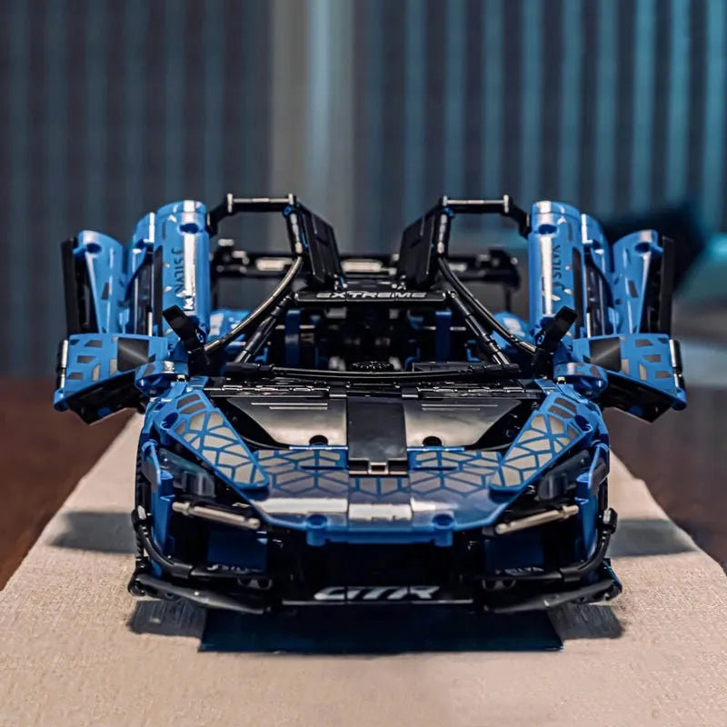 Cada MOC Building Block Set: RC Motorized McLaren Senna GTR Racing Car, Model C63003PF