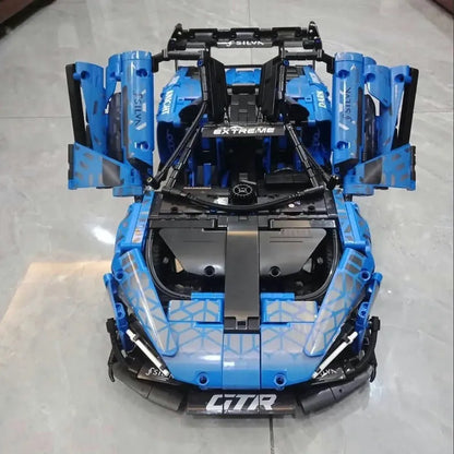 Cada MOC Building Block Set: RC Motorized McLaren Senna GTR Racing Car, Model C63003PF