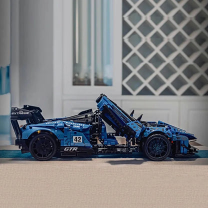 Cada MOC Building Block Set: RC Motorized McLaren Senna GTR Racing Car, Model C63003PF
