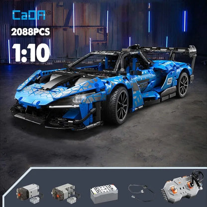Cada MOC Building Block Set: RC Motorized McLaren Senna GTR Racing Car, Model C63003PF