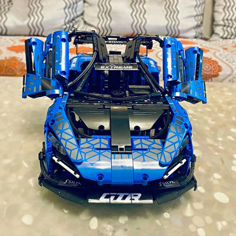 Cada MOC Building Block Set: RC Motorized McLaren Senna GTR Racing Car, Model C63003PF