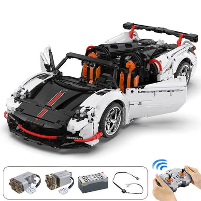 Cada MOC Motorized Building Block Set: RC Super Sports Wings Car C63002P