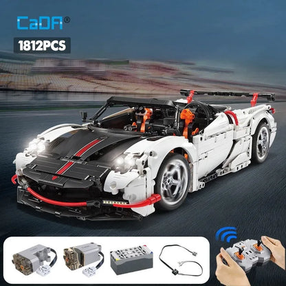 Cada MOC Motorized Building Block Set: RC Super Sports Wings Car C63002P