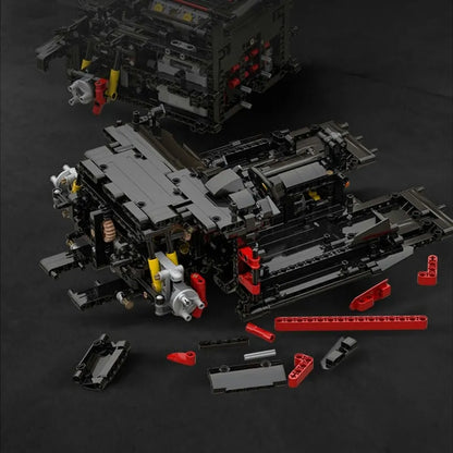 Cada MOC Motorized Building Block Set: Ferrari 488 Super Racing Sports Car, Model C61043