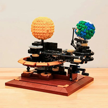 Cada MOC Building Block Set: The Solar System Earth Sun Clock, Model C71004
