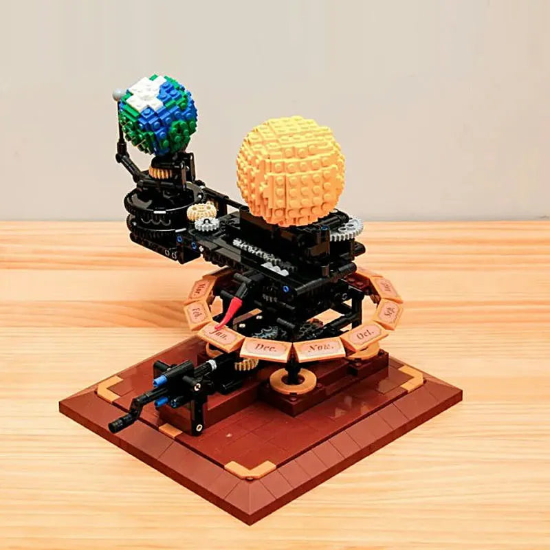 Cada MOC Building Block Set: The Solar System Earth Sun Clock, Model C71004