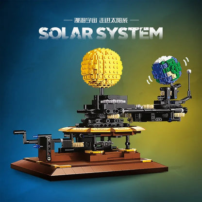 Cada MOC Building Block Set: The Solar System Earth Sun Clock, Model C71004