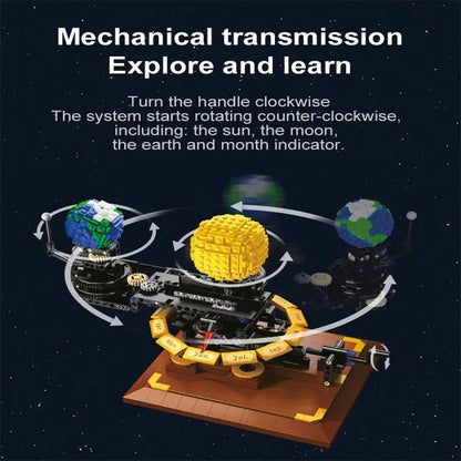 Cada MOC Building Block Set: The Solar System Earth Sun Clock, Model C71004