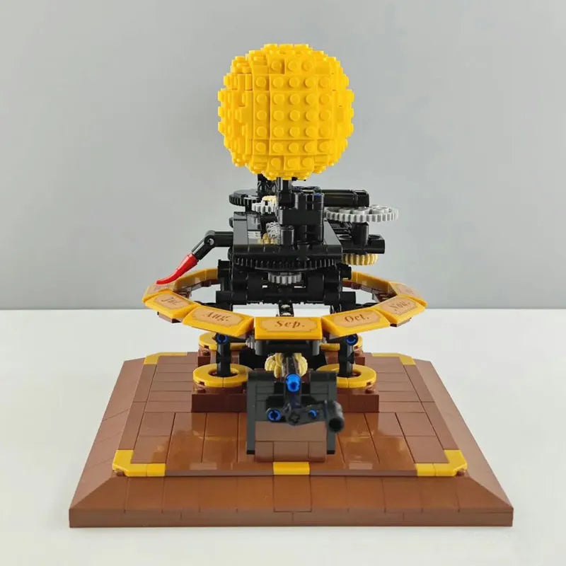 Cada MOC Building Block Set: The Solar System Earth Sun Clock, Model C71004