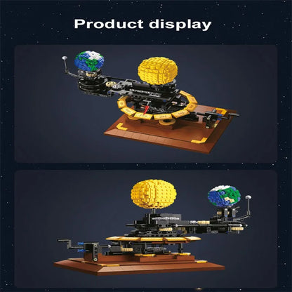 Cada MOC Building Block Set: The Solar System Earth Sun Clock, Model C71004