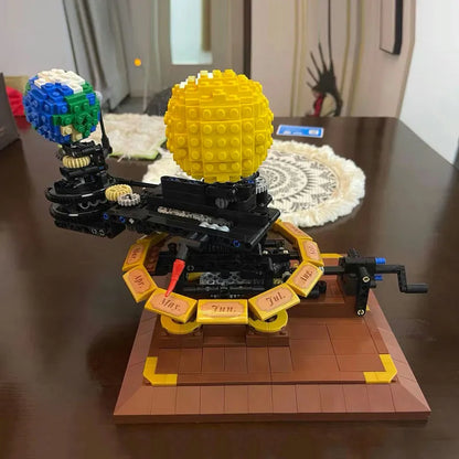 Cada MOC Building Block Set: The Solar System Earth Sun Clock, Model C71004