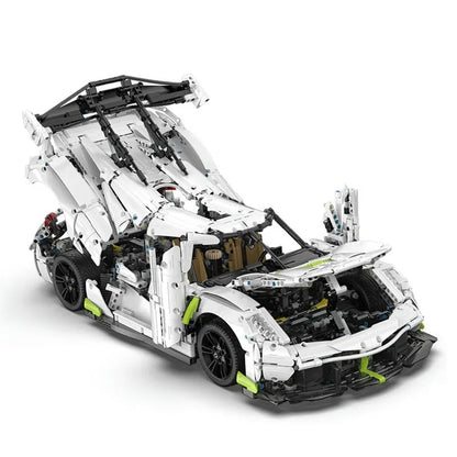 Cada MOC Motorized Building Block Set: 61048 Supercar Racing Sports Car, Model C61048