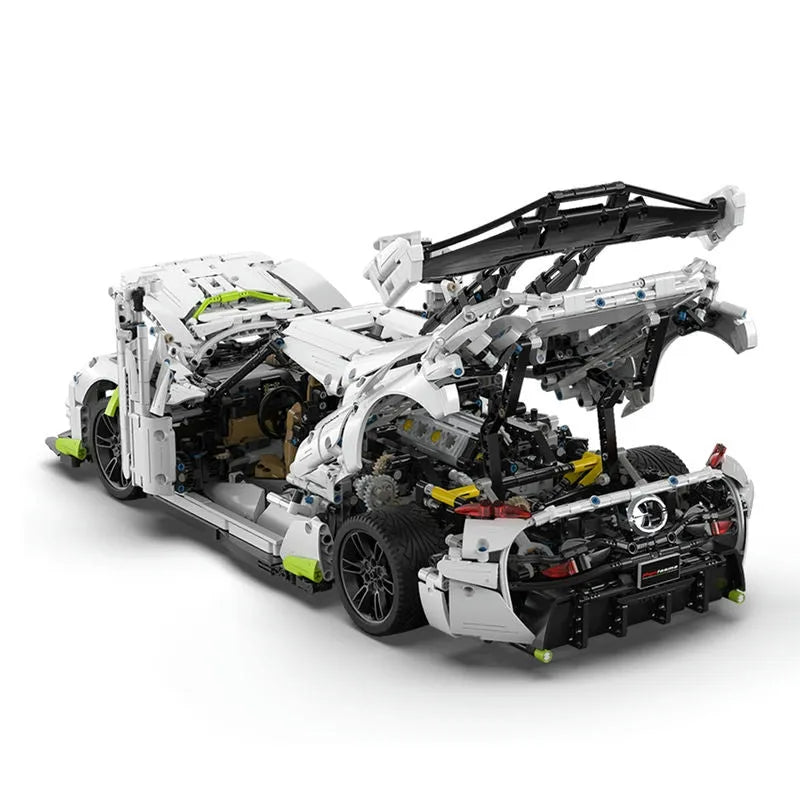 Cada MOC Motorized Building Block Set: 61048 Supercar Racing Sports Car, Model C61048