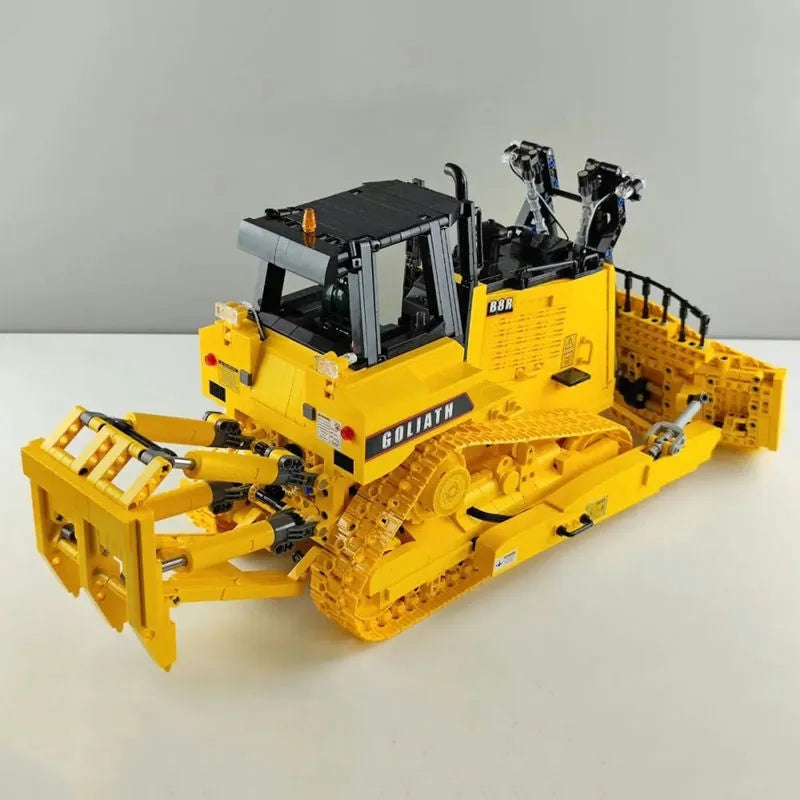 Cada MOC Motorized Building Block Set: RC Heavy Bulldozer Truck, Model C61056
