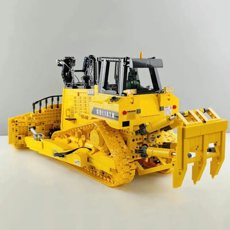 Cada MOC Motorized Building Block Set: RC Heavy Bulldozer Truck, Model C61056