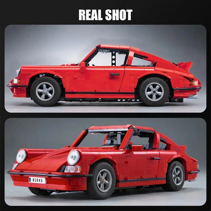Cada MOC Motorized Building Block Set: 61045 Porsche 911 Super Racing Car, Model C61045