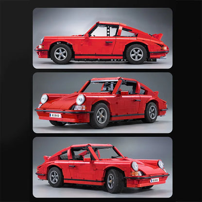 Cada MOC Motorized Building Block Set: 61045 Porsche 911 Super Racing Car, Model C61045