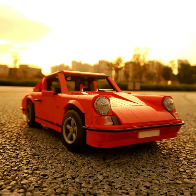 Cada MOC Motorized Building Block Set: 61045 Porsche 911 Super Racing Car, Model C61045