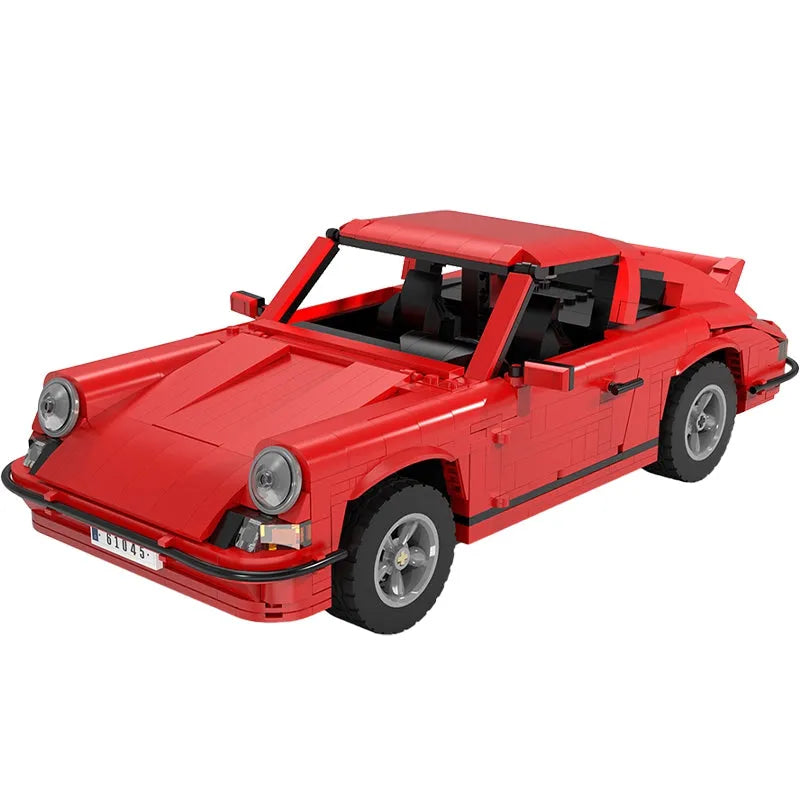 Cada MOC Motorized Building Block Set: 61045 Porsche 911 Super Racing Car, Model C61045