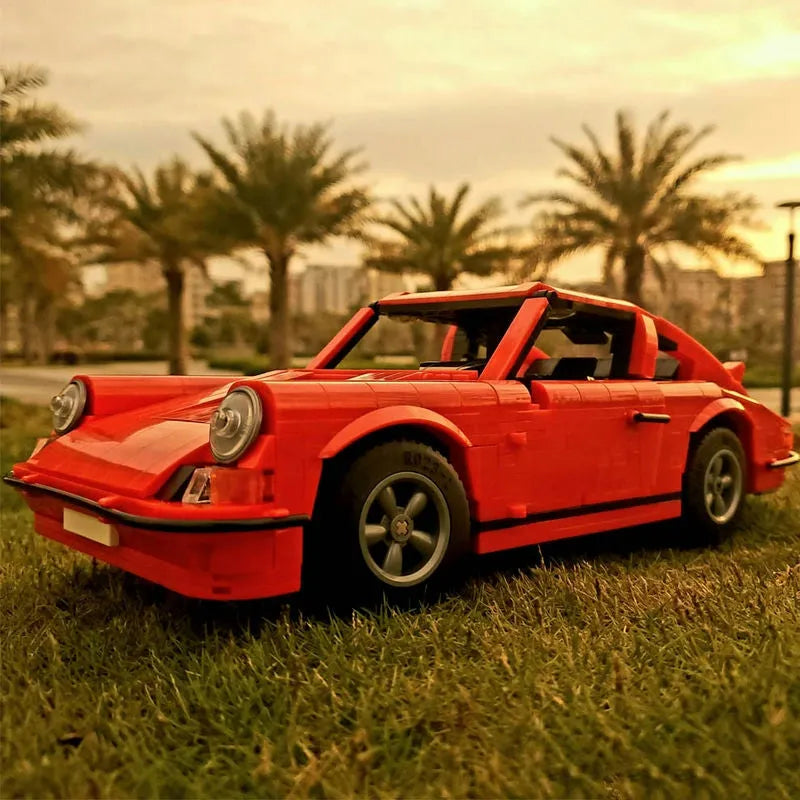 Cada MOC Motorized Building Block Set: 61045 Porsche 911 Super Racing Car, Model C61045