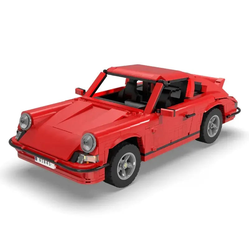Cada MOC Motorized Building Block Set: 61045 Porsche 911 Super Racing Car, Model C61045