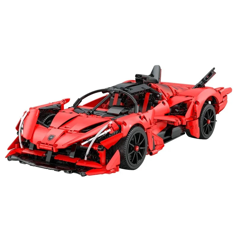 Cada MOC Motorized Building Block Set: C63005 Super APE Racing Hyper Car