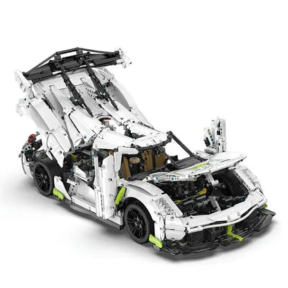 Cada MOC Motorized Building Block Set: Fantasma Supercar Racing Sports Car