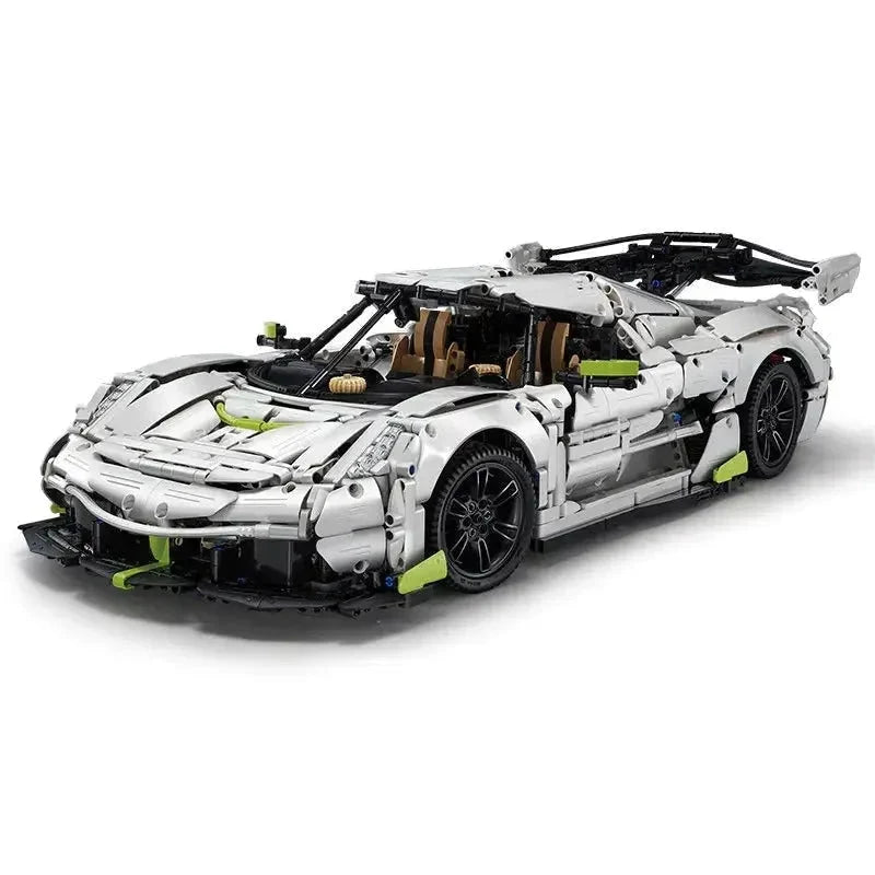 Cada MOC Motorized Building Block Set: Fantasma Supercar Racing Sports Car