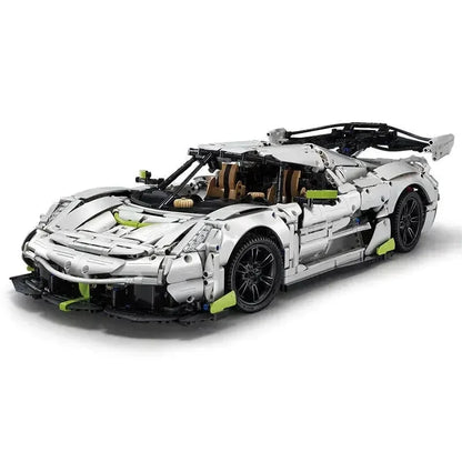 Cada MOC Motorized Building Block Set: Fantasma Supercar Racing Sports Car
