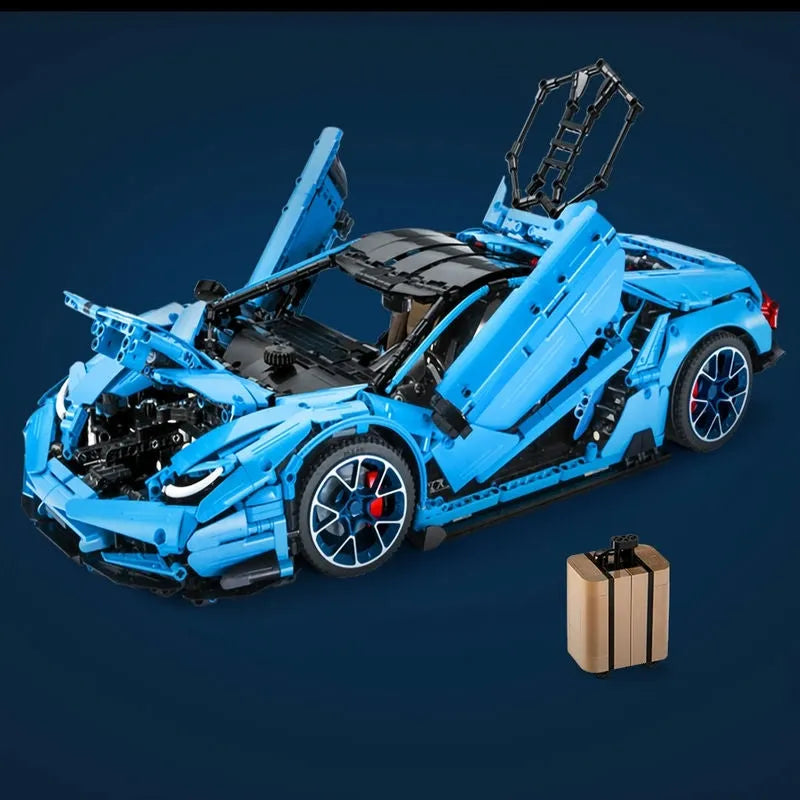 Cada MOC Motorized Building Block Set: Lambo Centenario Hypercar Sports Car, Model C61041