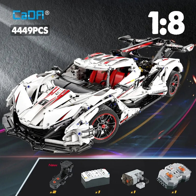 Cada MOC Building Block Set: RC Motorized Apollo IE Racing Car 61053, Model C61053