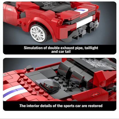 Cada MOC Building Block Set: Supercar RC Racing Car C51072