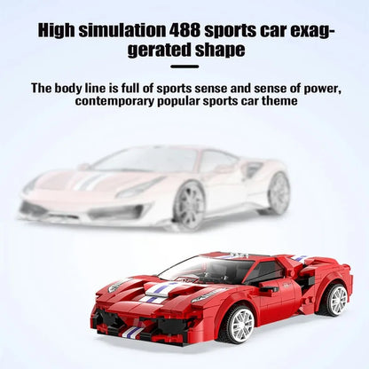 Cada MOC Building Block Set: Supercar RC Racing Car C51072