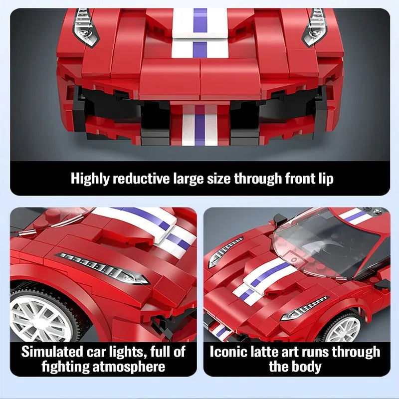 Cada MOC Building Block Set: Supercar RC Racing Car C51072