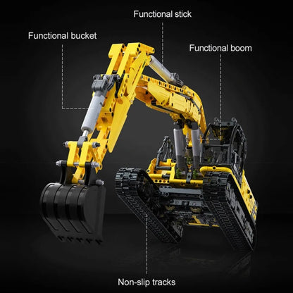 Cada Building Block Set: RC Motorized Functional Excavator, Model C61082PF