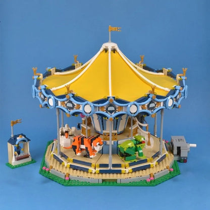 MOC Building Block Set: 15036 Creator Expert Motorized Carousel, Model 15036PF