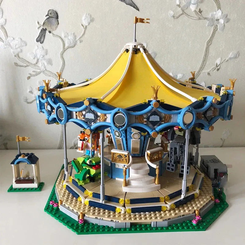 MOC Building Block Set: 15036 Creator Expert Motorized Carousel, Model 15036PF