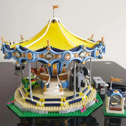 MOC Building Block Set: 15036 Creator Expert Motorized Carousel, Model 15036PF