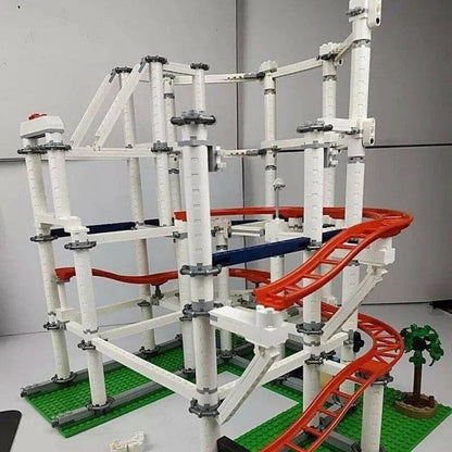 MOC Building Block Set: 15039 Creator Expert Motorized Roller Coaster, Model 15039PF
