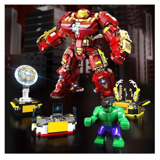 MOC Building Block Set: 2070 Iron Hero Super Armored Hulk