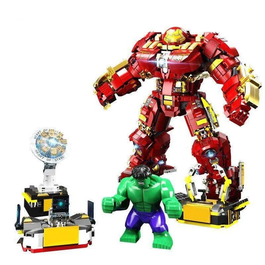 MOC Building Block Set: 2070 Iron Hero Super Armored Hulk