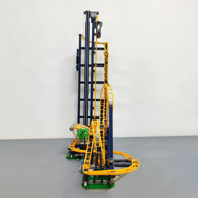 MOC Building Block Set: 66503 Creator Expert Motorized Loop Roller Coaster