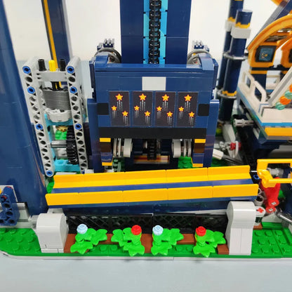 MOC Building Block Set: 66503 Creator Expert Motorized Loop Roller Coaster