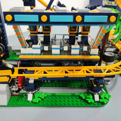 MOC Building Block Set: 66503 Creator Expert Motorized Loop Roller Coaster