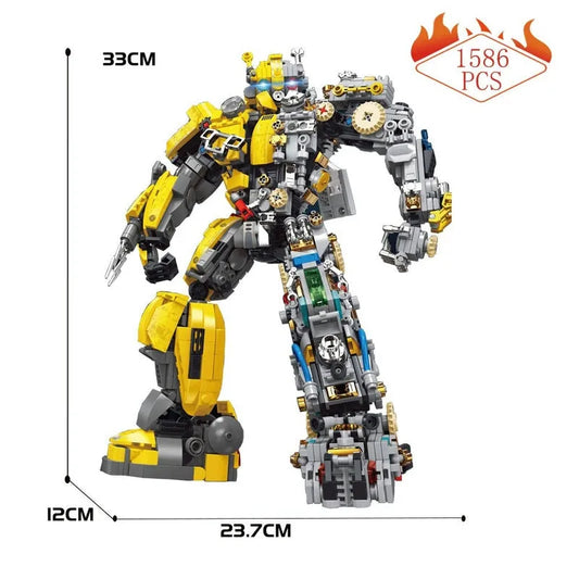 MOC Building Block Set: 7037 Super Bumblebee Mecha Robot