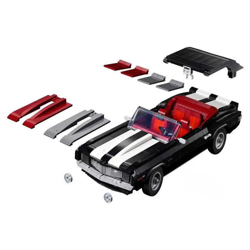 MOC Building Block Set: 71006 Tech Expert Chevrolet Camaro 1989 Car