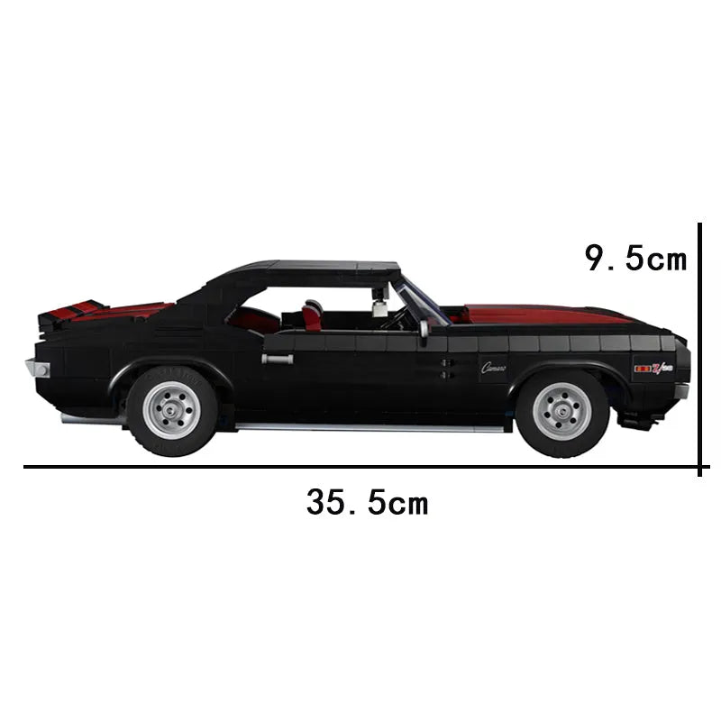 MOC Building Block Set: 71006 Tech Expert Chevrolet Camaro 1989 Car